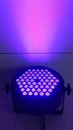 2PCS 60*3W LED Par Lights DJ Party Restaurant Disco Lights DMX512 Control Full Color Stage Lights Audience Festival Ambient Lamp