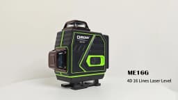 Clubiona 4D 16 Lines Laser Level 1PCS battery  with receiver Remote Pulse Mode Super Powerful Green Beams Professional level