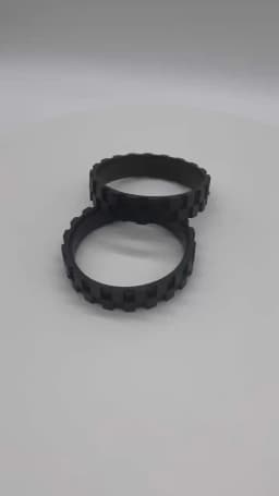 Tires for IROBOT ROOMBA Wheels Series 500, 600, 700, 800 and 900, E5, I7+, S9, IROBOT 676, 980, 698 Anti-Slip IROBOT Roomba Acce