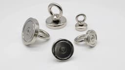 Neodymium Magnet N52 Heavy Duty Magnet with Countersunk Hole Eyebolt Salvage Searcher Magnets