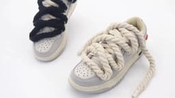 Handmade Braided Shoelaces - Durable and Thick Canvas Shoe Accessories for Lightweight Footwear