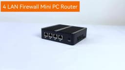 Intel Celeron J1900 N2830 Mini PC Firewall Appliance with 4xi225V I226V NIC 1xHDMI Computer Support Pfsense OPNsense Soft Router
