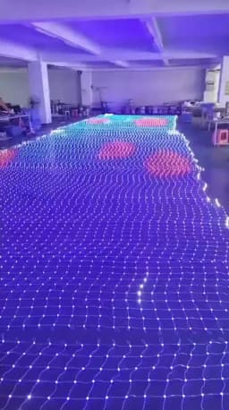 DC12V 50mm Pitch Addressable RGB Smart LED Pebble/Seed Flexible Matrix Grid Screen Lights P67 20*20/20*30/20*40 Pixels
