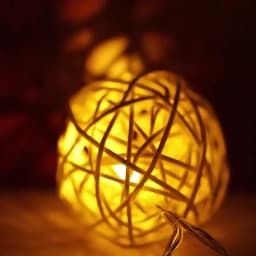 2M Rattan Ball USB 5V 20LED String Light Warm White Fairy Light Holiday Light For Party Christmas Wedding Home Decoration