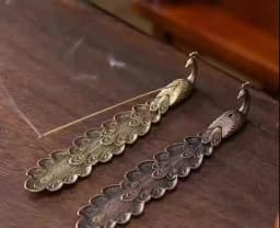 Peacock opens its tail incense holder incense holder incense holder sandalwood incense burner desktop small ornaments phoenix