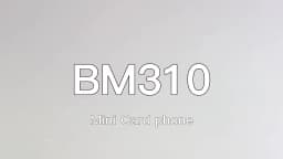 BM310 Unlocked Mini Mobile Phone Magic Voice Bluetooth Earphone Dual SIM Automatic Call Recording Low Radiation Small Cell Phone