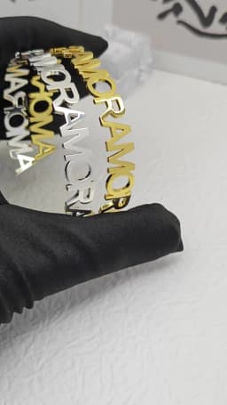 DOREMI Initial Letter Cuff Open Bangle Personalization Stainless Steel AMORE Custom Name Bangle