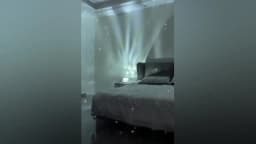 16 Colors RGB Aurora Crystal Light Touch&Remote Control USB LED Night Light Projector Dimmable for Party Home Office Decor Lamp