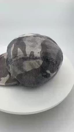 American-Style Camouflage Five-Layer Soft-Brimmed Street Casual Cap Suitable for Both Men and Women, Baseball Cap