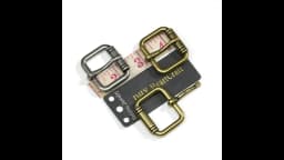 BKD0677 30Mm Solid Western Sturdy Square Heel Bar Pin Buckles for Men Jeans Belt Buckle Diy Leathercraft Dog Collar Belt