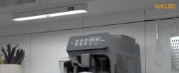 WILLED Cabinet Lights Rechargeable Battery Display 60 LED Motion Sensor Cabinet Light Dimmable Touch Control Night Lights