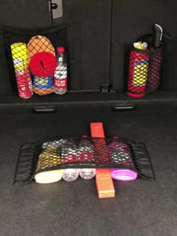 For Volkswagen VW Golf 4 5 6 7 MK4 MK5 MK6 MK7 GTI R Tiguan Jetta MK4 MK5 MK6 Car Boot Trunk Seat Back Elastic Storage Net