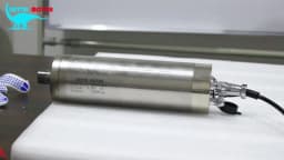 Waterproof 2200W CNC Spindle Motor 220v ER20 2.2kw Round Water Cooling Spindle 24000RPM +2.2kw VFD 48-63hz+Water Pump+80mm Clamp