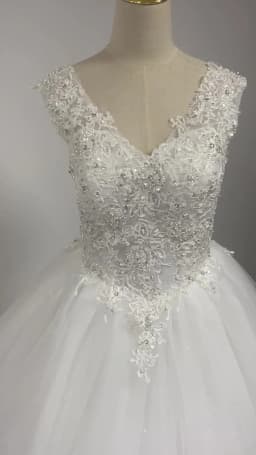 High Quality See Through Sexy Strapless Lace Up Wedding Dresses 2024 Ball Gowns Vestidos De Novia Plus Size Customized