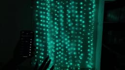 Smart LED Curtain Lights USB,400 LED Dynamic Pattern DIY Curtain String Lights with App & Remote for Birthday Easter Gift