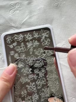 XMQ STAMPING NAIL PLATES FLOWER TEMPLATES