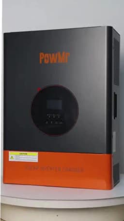 PowMr 10KW 5KW Split Phase Inverter 48V 110V or 220V Low Frequency Inverter Off Grid with MPPT 120A Solar Battery Charger Max PV 245V