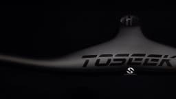 TOSEEK Mtb Handlebars And Stem 28.6mm-17Degree Carbon Integrated Handlebar For Mountain Bike 660~80070/80/90/100mm Bicycle Parts
