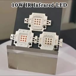 10W High Power LED Chip IR Infrared 730nm 850nm 940nm Emitter Light Lamp Matrix 730Nm 850Nm 940nm For DIY Night Vision Camera