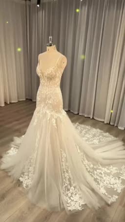 BEPEITHY Customized Sexy Backless Trumpet Lace Wedding Dresses For Women 2022 Bride V Neck Sleeveless Summer Mermaid Bridal Gown