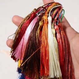 30pcs 13cm Hanging Rope Polyester Tassel Fringe Soft Flossy Tassel For DIY Bookmark Keychain Pendants Jewelry Making Accessories