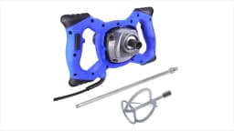 2600W Handheld Paddle Mixer, 6-Speed Electric Mortar Mixer for Plaster, Grout & Paint – Corded 230V UK Plug