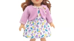 Doll Unicorn Cartoon Clothes for 17-18 Inch Doll 43cm Baby New Born Clothes 18 Inch Doll accessories Holiday And Birthday Gift