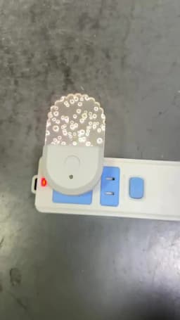 RGB Plug in Night Light Color Changing Dusk to Dawn Wall Socket Wireless LED Nightlight for Kid Living Room Bedroom Bedside Lamp