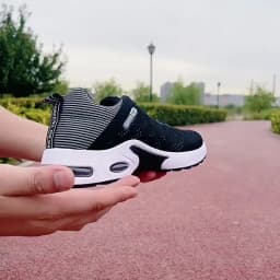 Original Navy Blue Mesh Sneakers Men's Breathable Trainers Man Casual Trekking Basketball Sports Shoes For Men Wedge Sneakers