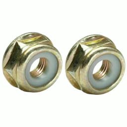 Lawn Mower Accessory Nut Left Hand Thread M10×1.25 Metal 2 Pcs For Lawn Trimmer Brand New Excellent Service Life