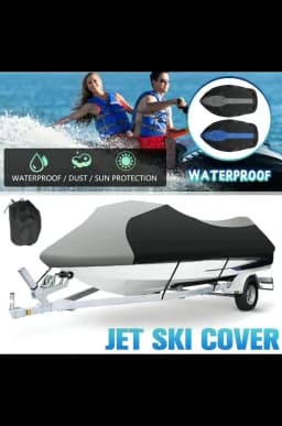 For Yamaha SeaDoo RXP GTX Marine Waterproof Protective Cover 210D Oxford Trailerable Jet Ski Cover UV Sun Protection Durable