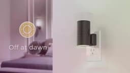 Dimmable LED Night Light Plug Into Wall Night Lamp with Light Sensor Auto On/Off From Dusk To Dawn for Bedroom Hallway Bathroom