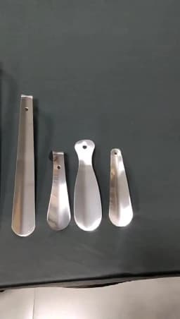 New Extra Long Shoe Horn 30 42 52cm Silver Shoes Remover Stainless Steel Slip Shoe Pull Tool Shoehorn Lifter Aid for Men Women