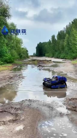 Customized Remote Control Robot Automatic Lawn Mower Remote Control Tractor Linked Lawn Mower