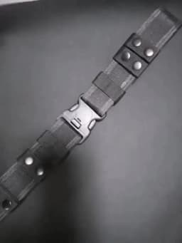 Adjustable Military Tactical Belt for Men, Wear Resistant Nylon Webbing Belt with Double Lock Safety Buckle, Outdoor Camping Hun