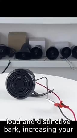 Car Warning Horn Dog Puppy Barking Warning Horn Sound Signals Backup Alarms Horns Car Supplies For Car Motorcycles