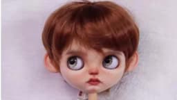 Blythe Doll Eulation Hair Fits BJD Doll 1/6 Fashionably Sunny Handsome Micro Roll Easy Lamp High Temperature Silk Wigs Dark Lila