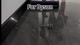Green Light Dust Detection Fluffy Head, Soft Roller Vacuum Attachment for Dyson V7 V8 V10 V11 V15 Replacement Part for Hardwood