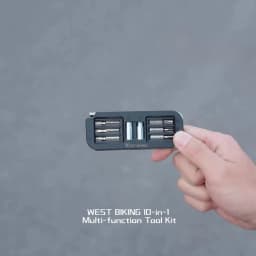 WEST BIKING 10-in-1 Multi-Fuction Bike Tool Kits CRV Steel Magnetic Wrench Allen Keys Set Lightweight Bicycle Repair Tools Kits