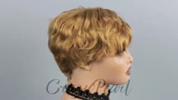 CrazyPearl Colored Light Brown Pixie Cut Wigs Human Hair 100% Short Wigs Human Hair Full Machine Wigs Glueless Wigs Human Hair
