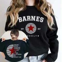 Bucky Barnes 1917 Sweatshirt Winter Soldier Trigger Words Shirt Superhero Hoodie Men Women Long Sleeve Crewneck Sweatshirts top