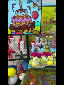 My Singing Monsters Cartoon Animation Theme Cake Flag Swirls Straw Happy Birthday Party Decor Favor Decoration Suplies
