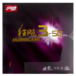 DHS Hurricane 3-50 Professional Table Tennis Rubber Sheet Ping Pong Rubber Pimples In ITTF Approved 3-50