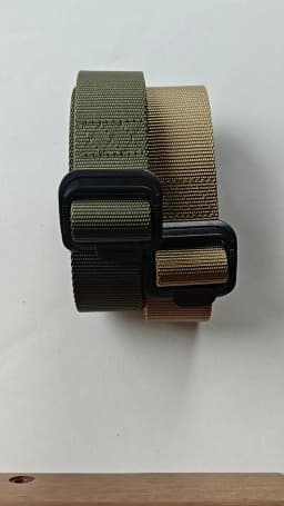 Belts For Man Tactical Belt Waist Security-Friendly Belt With Plastic Buckle Canvas Fashion Belts Security Check Mens Belt