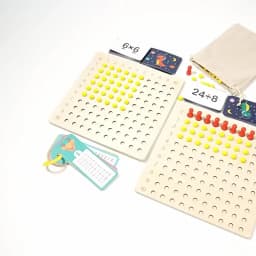 Montessori 99 Multiplication Board Maths Teaching Aid Multiplication and Division Board Early Education Children's Puzzle Toys