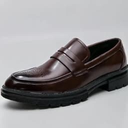 Platform Wedding Brogues Shoes For Men Classic Office Social Men's Dress Leather Shoes Formal Casual Business Loafers Male
