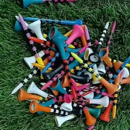Golf Nail TEE Plastic Seat 83mm Rubber Cover Soft Rubber Head Cover Serve Golf Tee Seat Ball Holder T-014