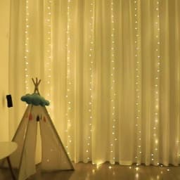 8 Modes LED Curtain Fairy Light USB Plug Wedding Garland Valentine's Day Ramadan EID Mubarak Decoration for Home Curtain Lights