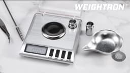 Milligram Scale, 50g/0.001g Digital Milligram Scale with Calibration Weights Jewelry and Gem Scale Mg Scale for Reloading