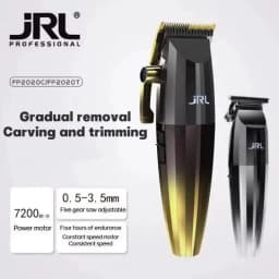 Original JRL Clipper JRL 2020c 2020t Professional Hair Clipper Men's Oil Head Trimmer Cordless Electric Push Shear Hairdresser